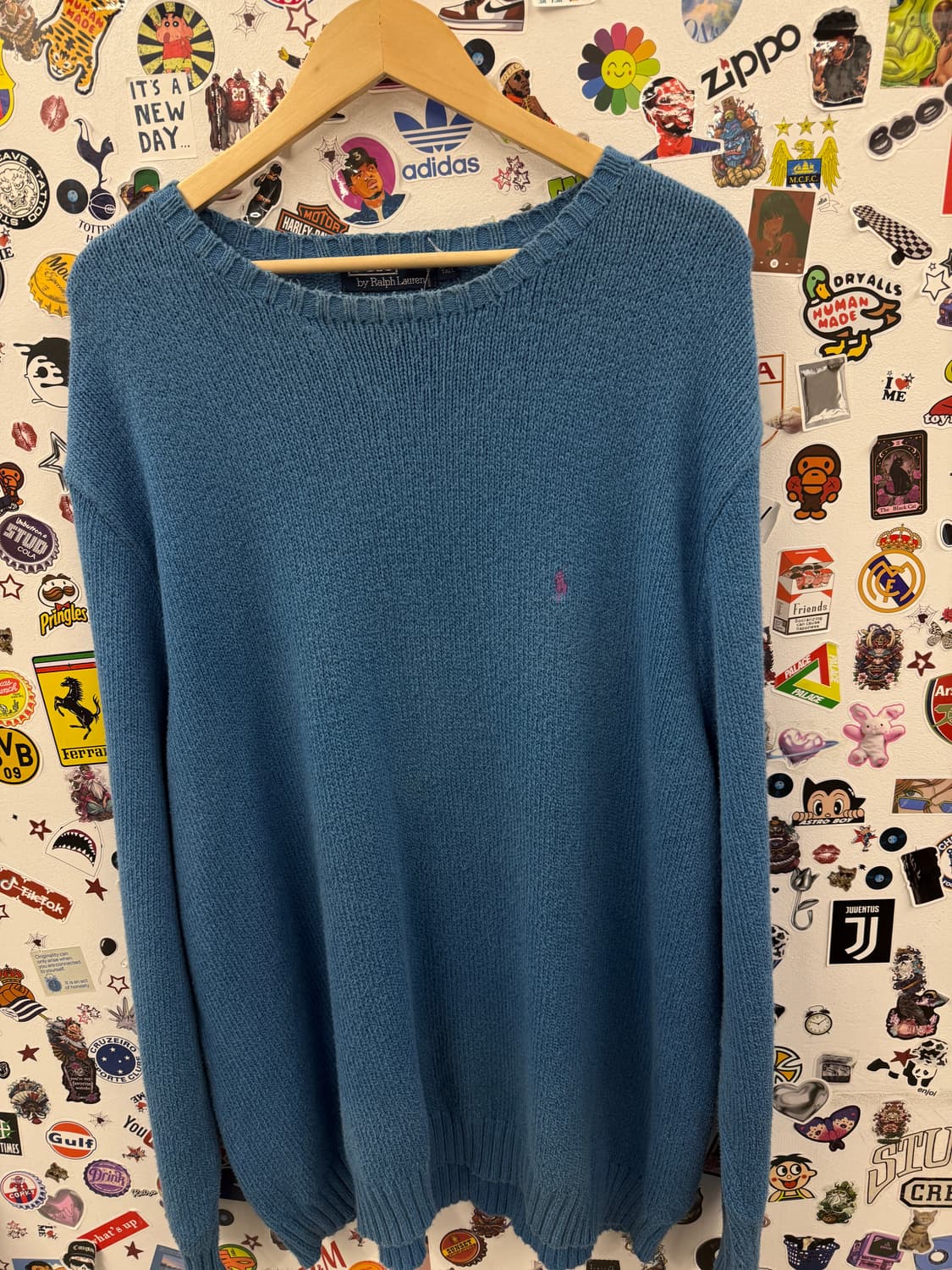 폴로 랄프로렌 헤비 블루 스웨터 니트 XXXL 추천 상품이미지3