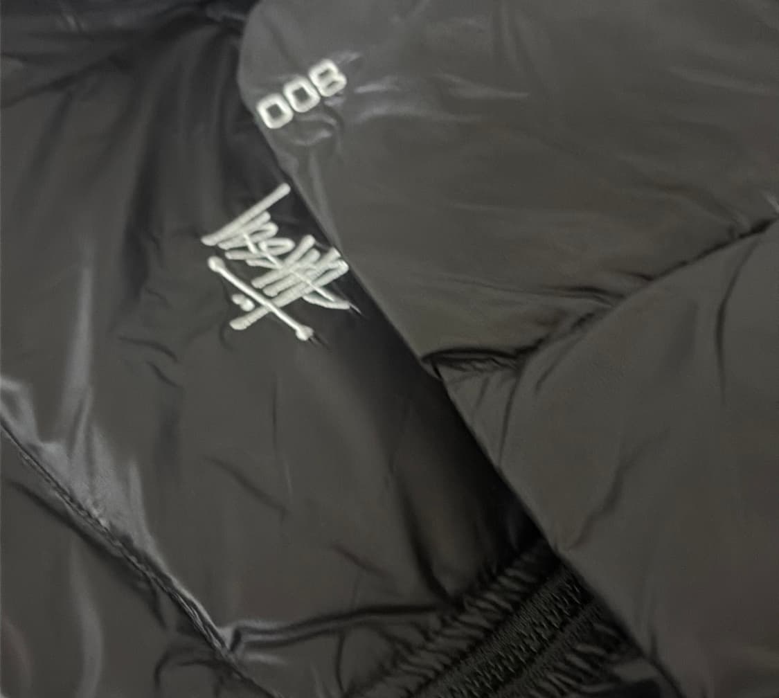 스투시 마이크로 립스탑 다운 파카 제트블랙 M 새상품 상품이미지3