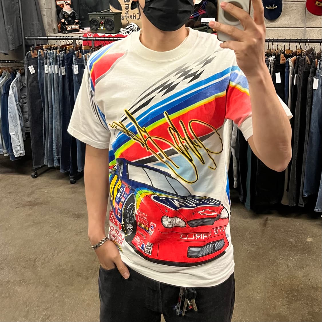 90s 나스카 레이싱 프린팅 티셔츠 (95-100) 상품이미지7