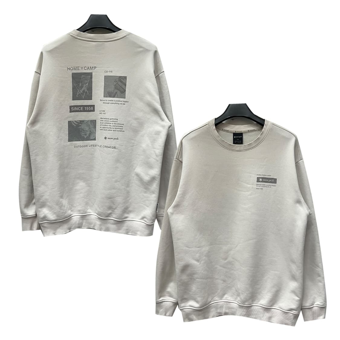 스노우피크 기어 픽쳐스 맨투맨 105 상품이미지1