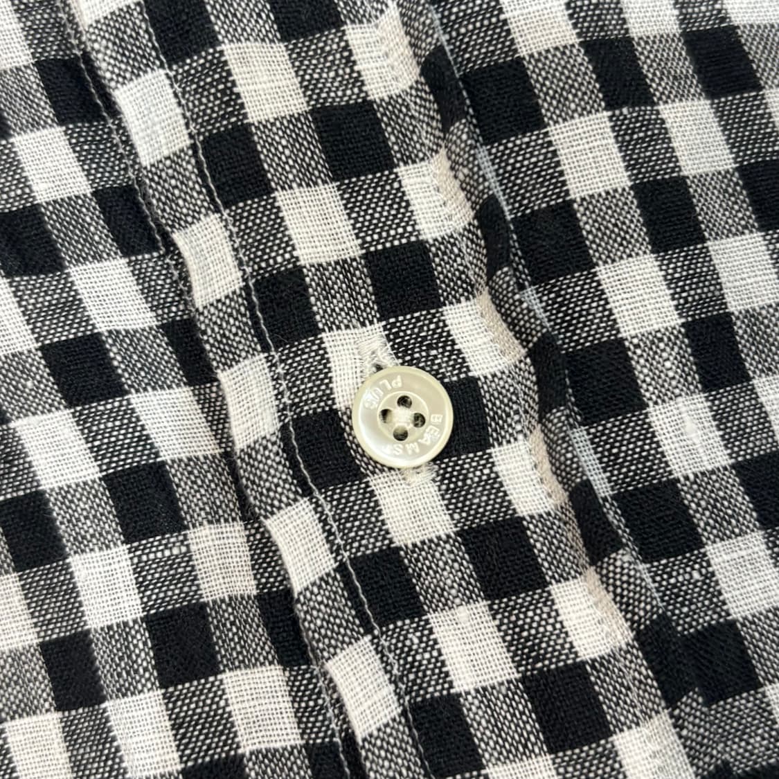 Beams Plus Linen Check Shirt 빔즈 린넨 셔츠 상품이미지3