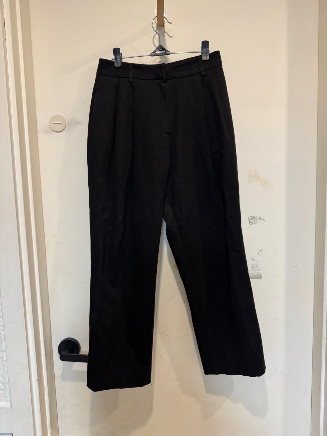 kindersalmon 킨더살몬 블랙코튼 팬츠 상품이미지2