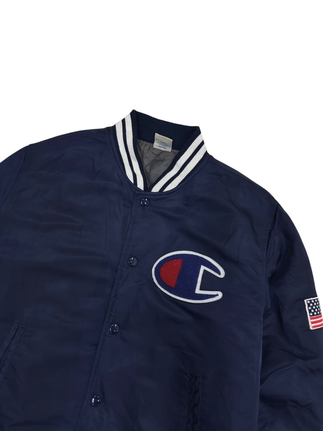 챔피온 올드스쿨 스타디움 누빔자켓 네이비 (M) 상품이미지2