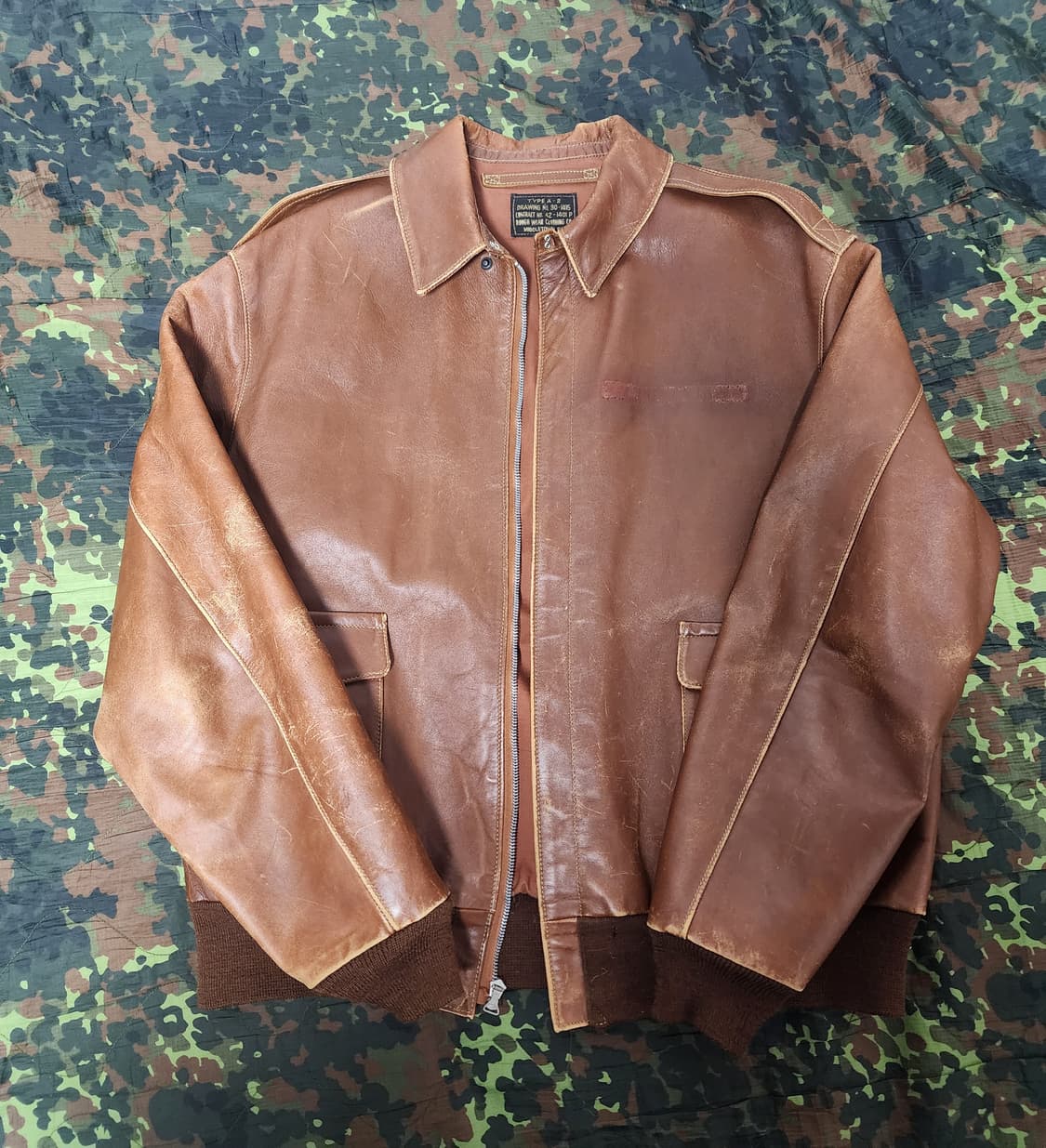 이스트맨 레더 a-2 자켓 상품이미지1