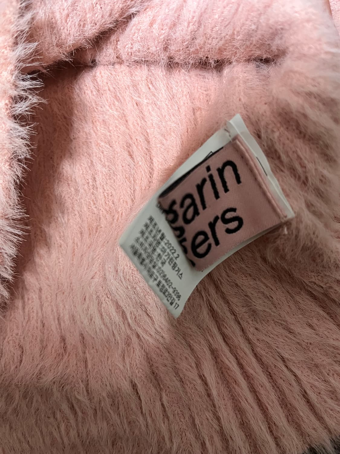 마가린핑거스 리본 브러쉬 니트 상품이미지3