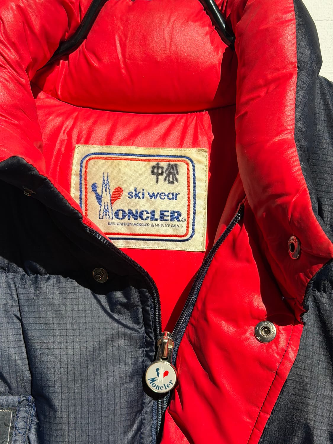 80s MONCLER by Asics 스키웨어 고어텍스 다운패딩 M 상품이미지5