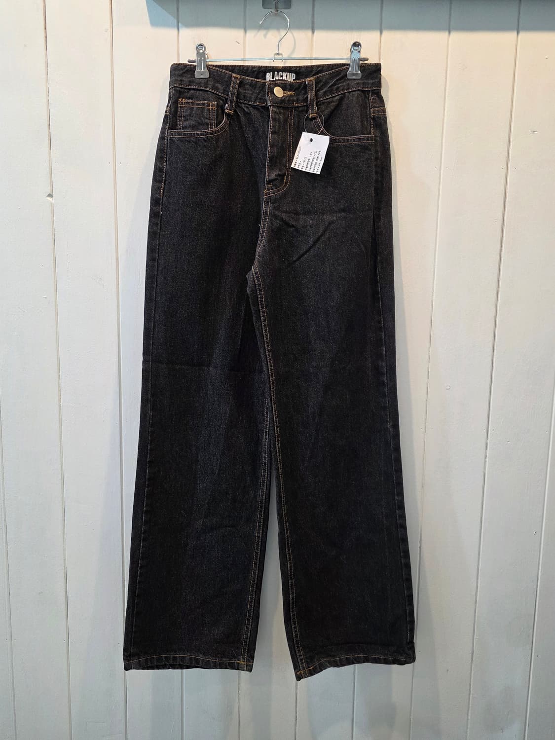 BLACKUP 와이드 청바지 상품이미지1