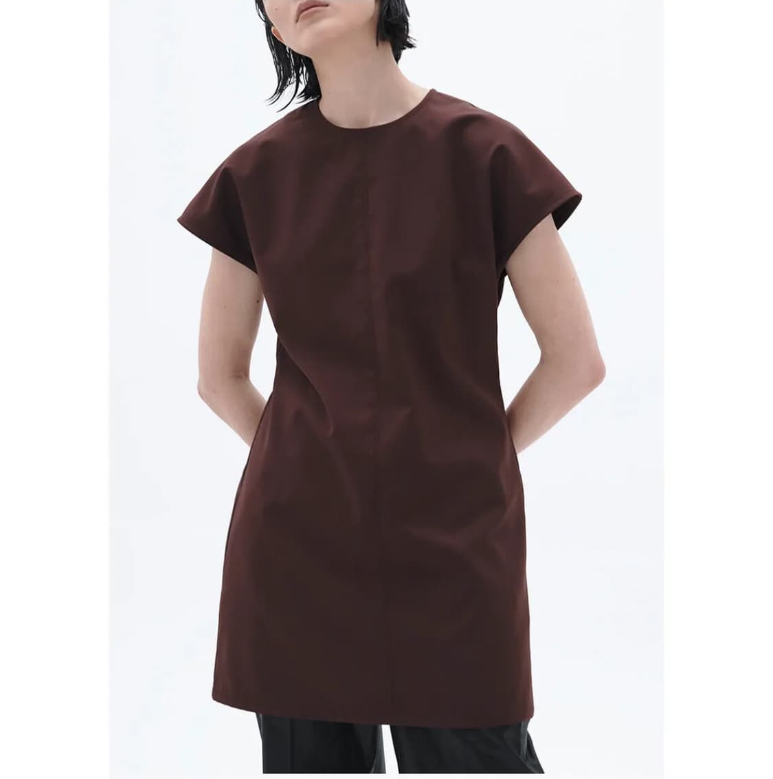 버뮬라 원피스 버건디 상품이미지2