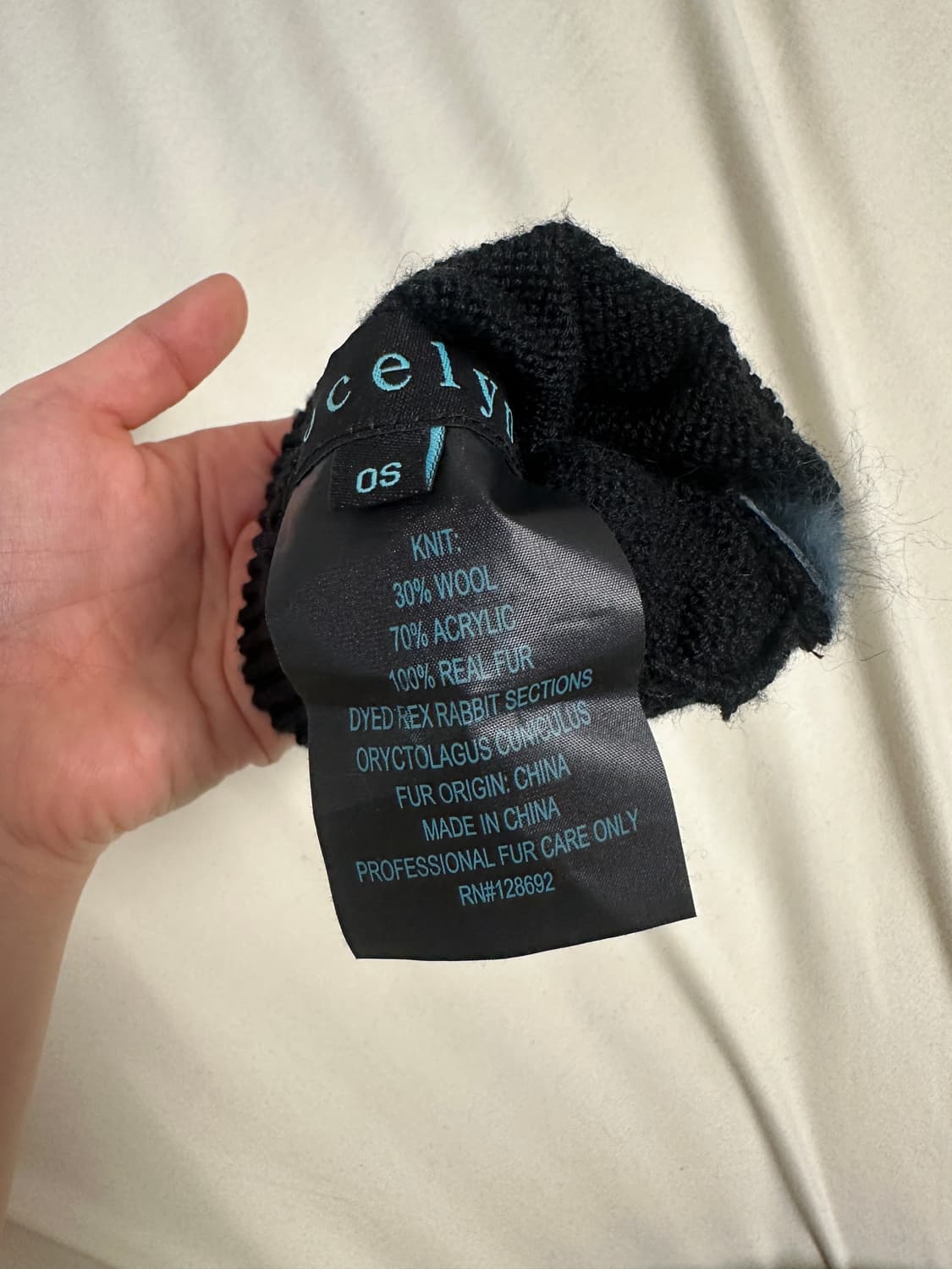 JOCELYN 토끼털 장갑/손토시 상품이미지4
