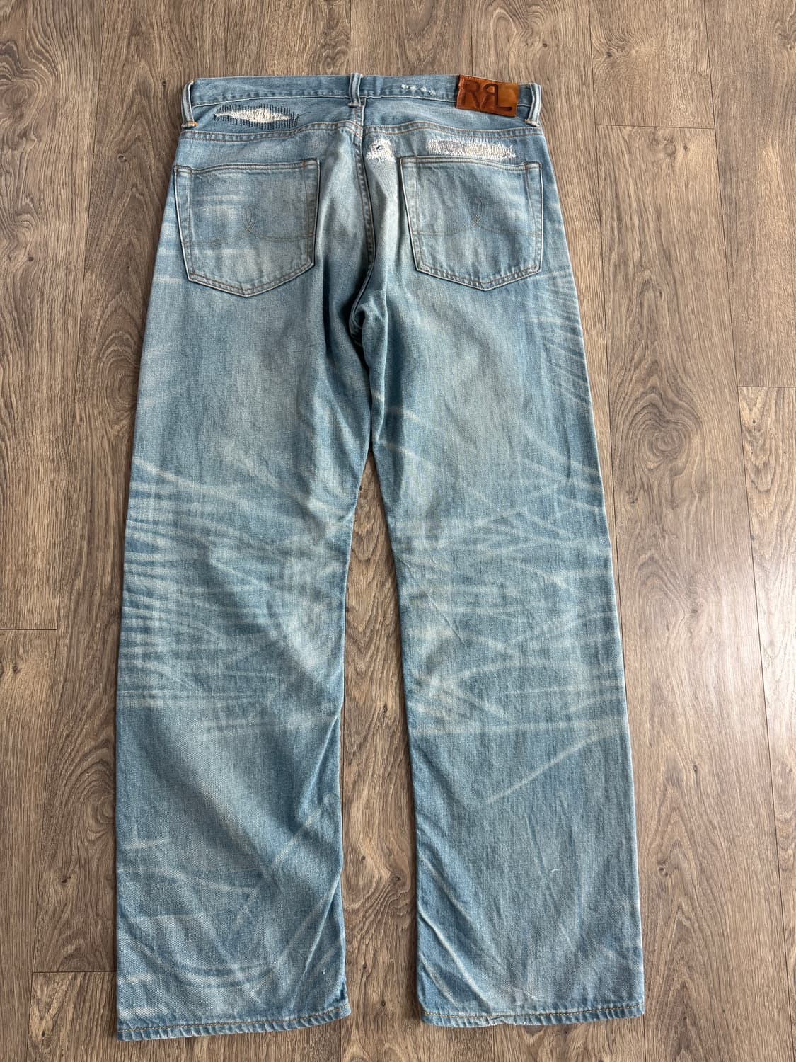 32/32 더블알엘 빈티지5포켓 플레인필드 워싱 데님 상품이미지9