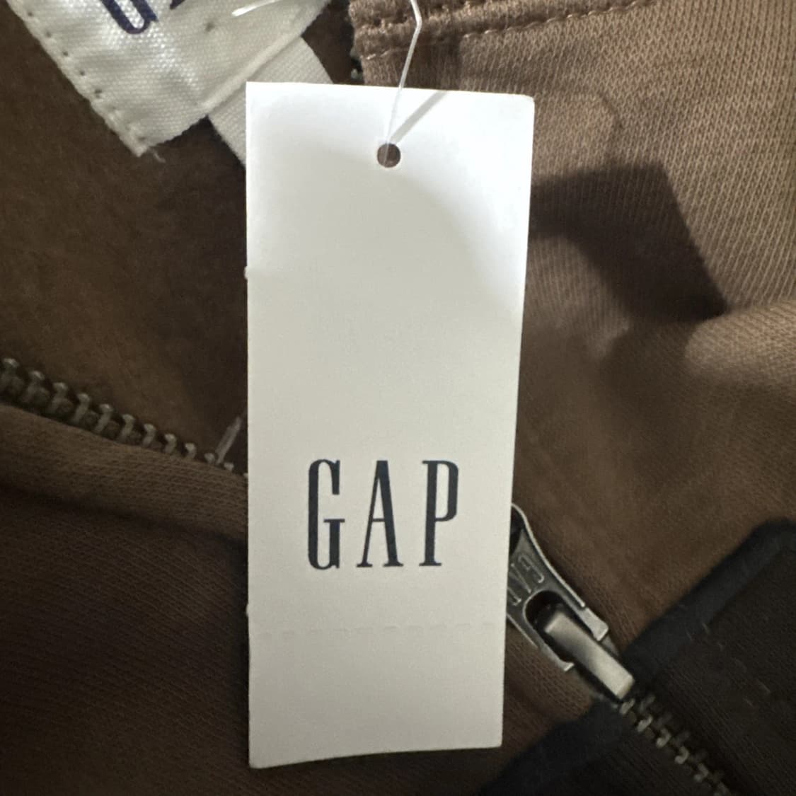 갭 스펠 아웃 후드집업 브라운 상품이미지4