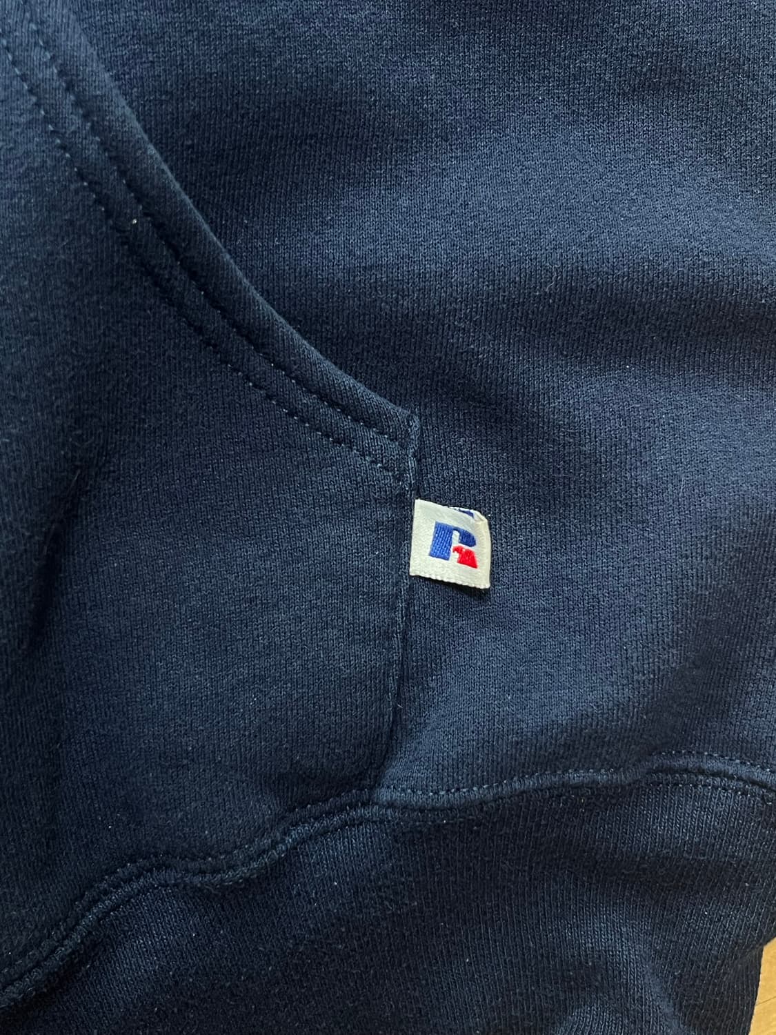 빈티지 USA 러셀 후드집업 M 네이비 상품이미지6
