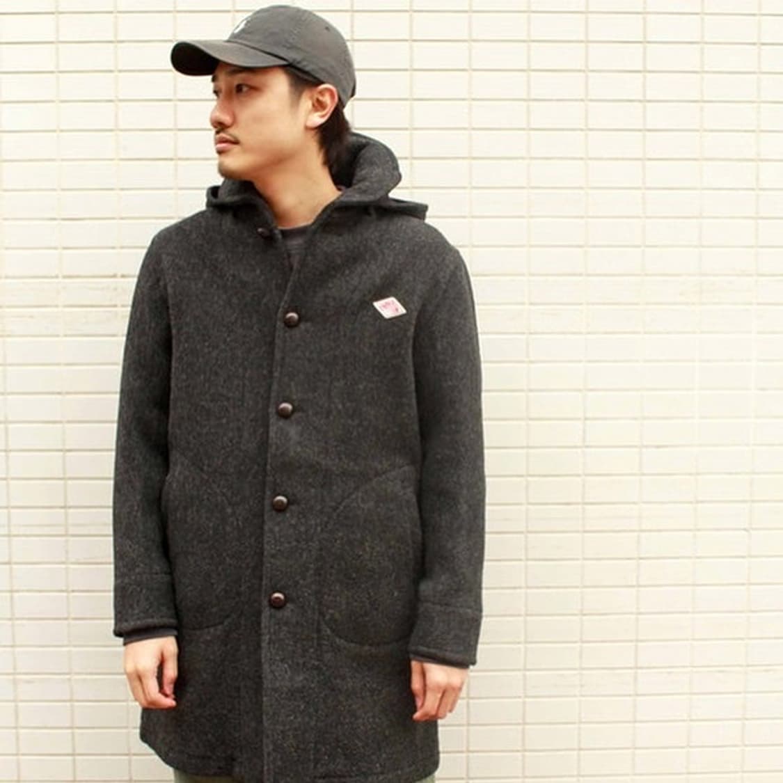 Danton (단톤) 제팬 라인 네이비 울 코트 상품이미지4