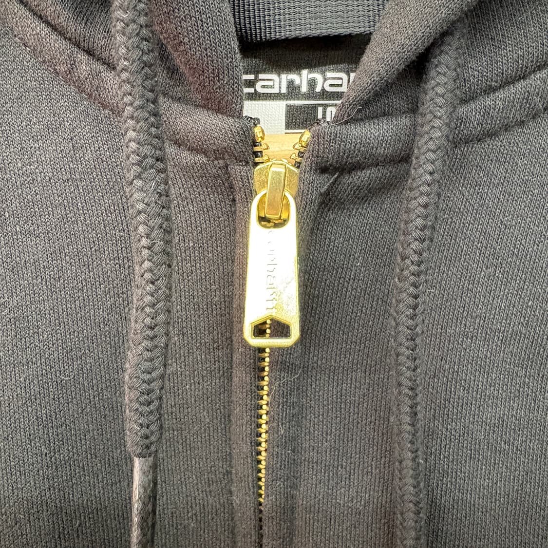 칼하트 블랙 후드집업 남/S 상품이미지3