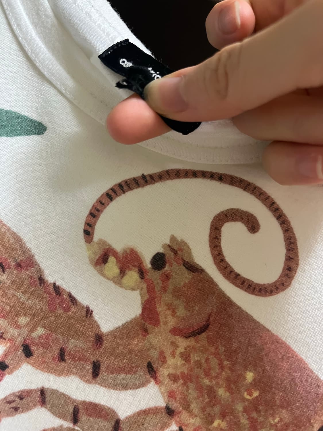 Tricot commedesgarcons print t-shirt 상품이미지5