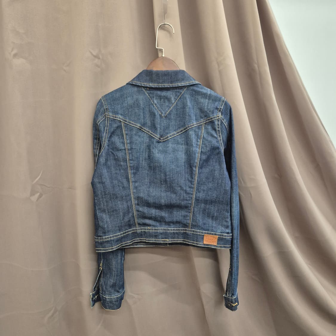 타미 진스 크롭 데님 자켓 M 상품이미지4