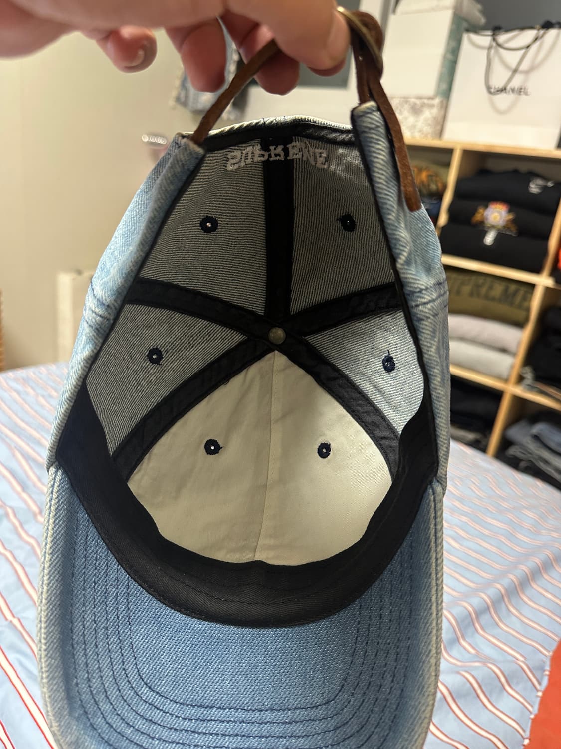 슈프림 버버리 데님 캡 상품이미지5