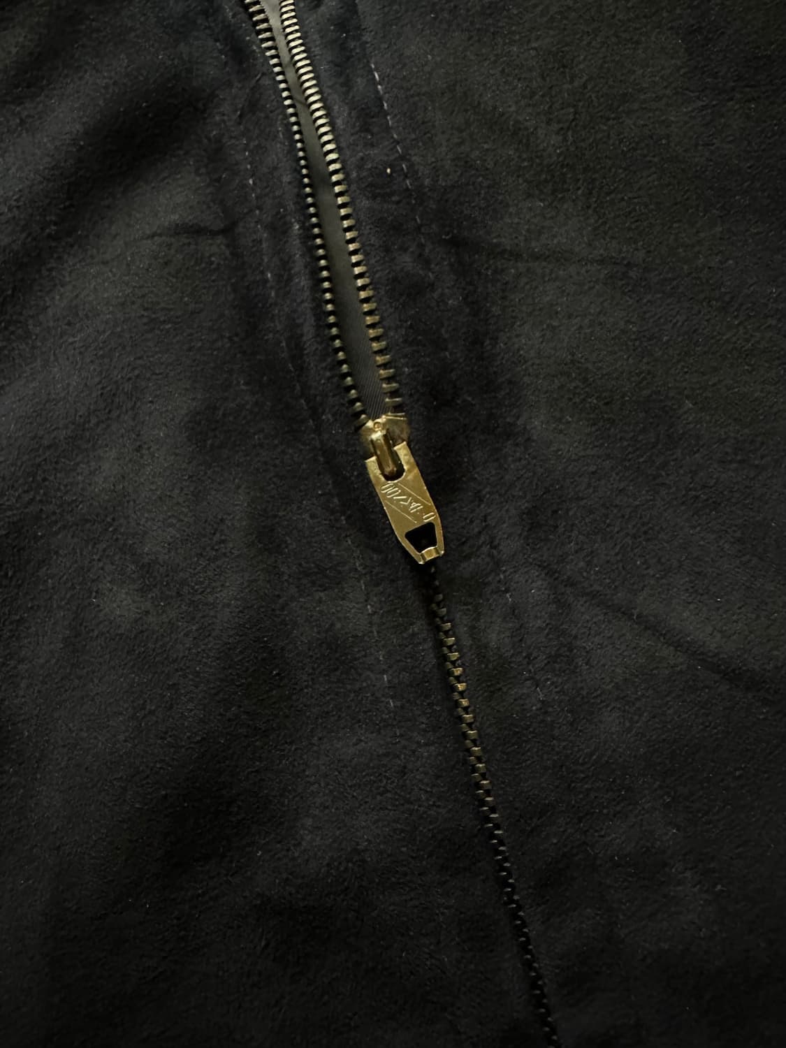 50s USA Deer Skin Suede Bomber Jacket 상품이미지4