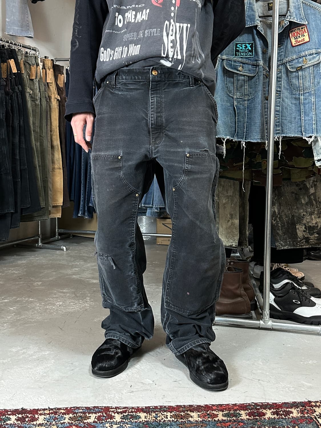 OG USA Made 칼하트 B01 더블니 팬츠 칼하트 썩블니 상품이미지2