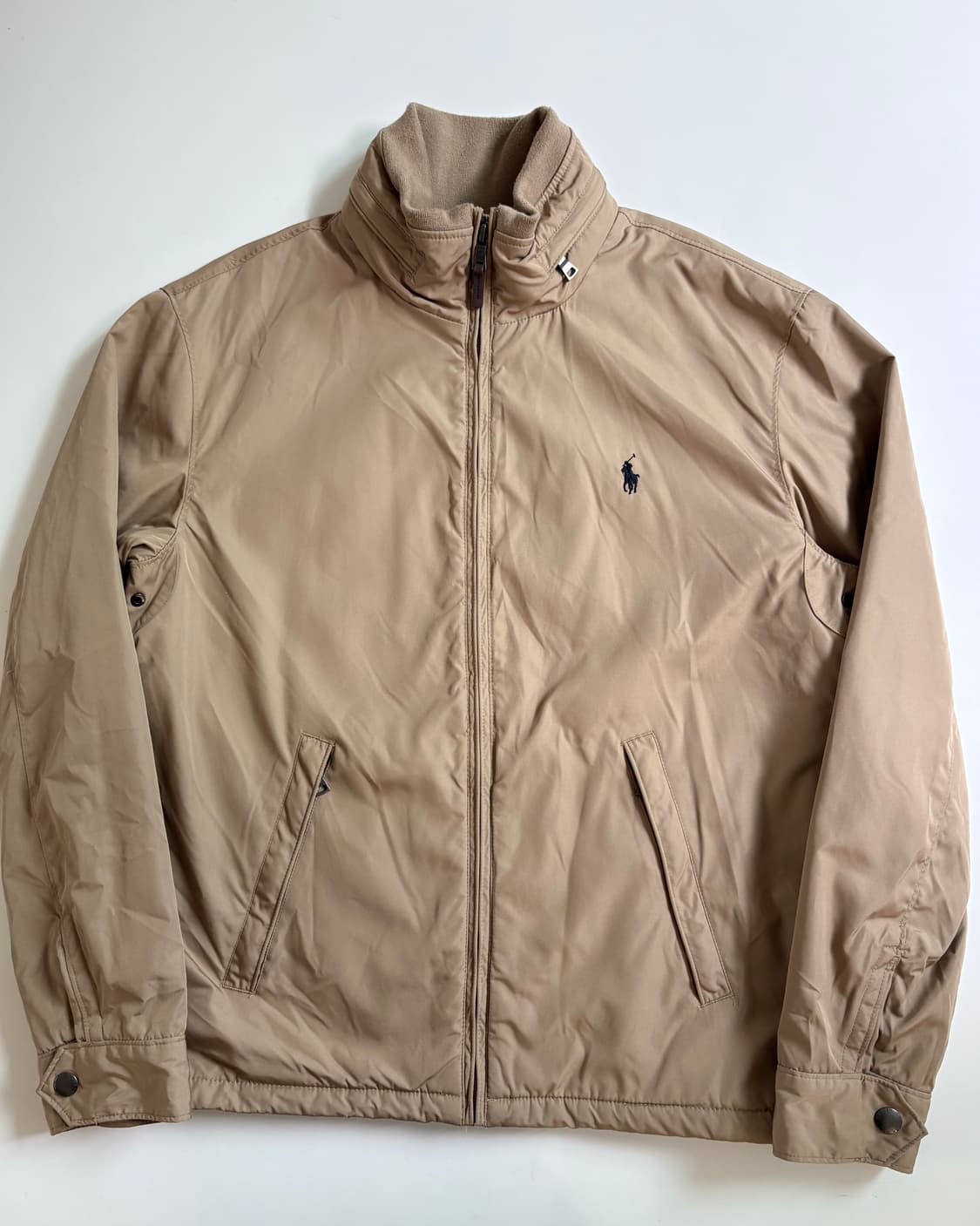 Polo 폴로 랄프로렌 베이지컬러 후드내장 봄버 자켓 상품이미지1