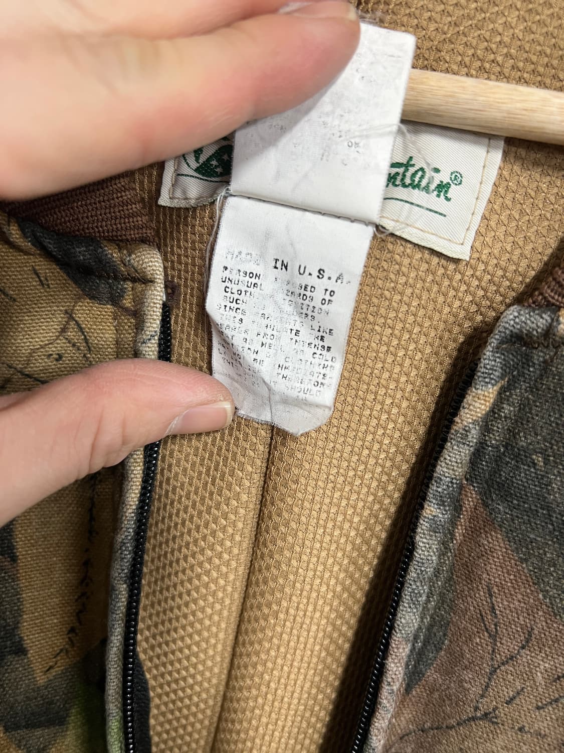 90s American Vintage 리얼트리 봄버 자켓 상품이미지7