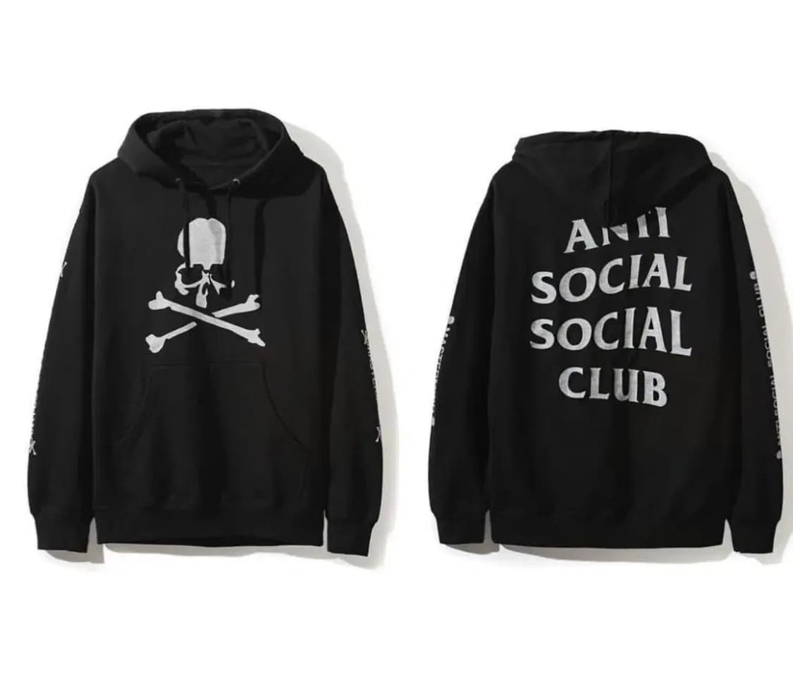 안티소셜소셜클럽 마스터마인드 콜라보 후드 상품이미지1