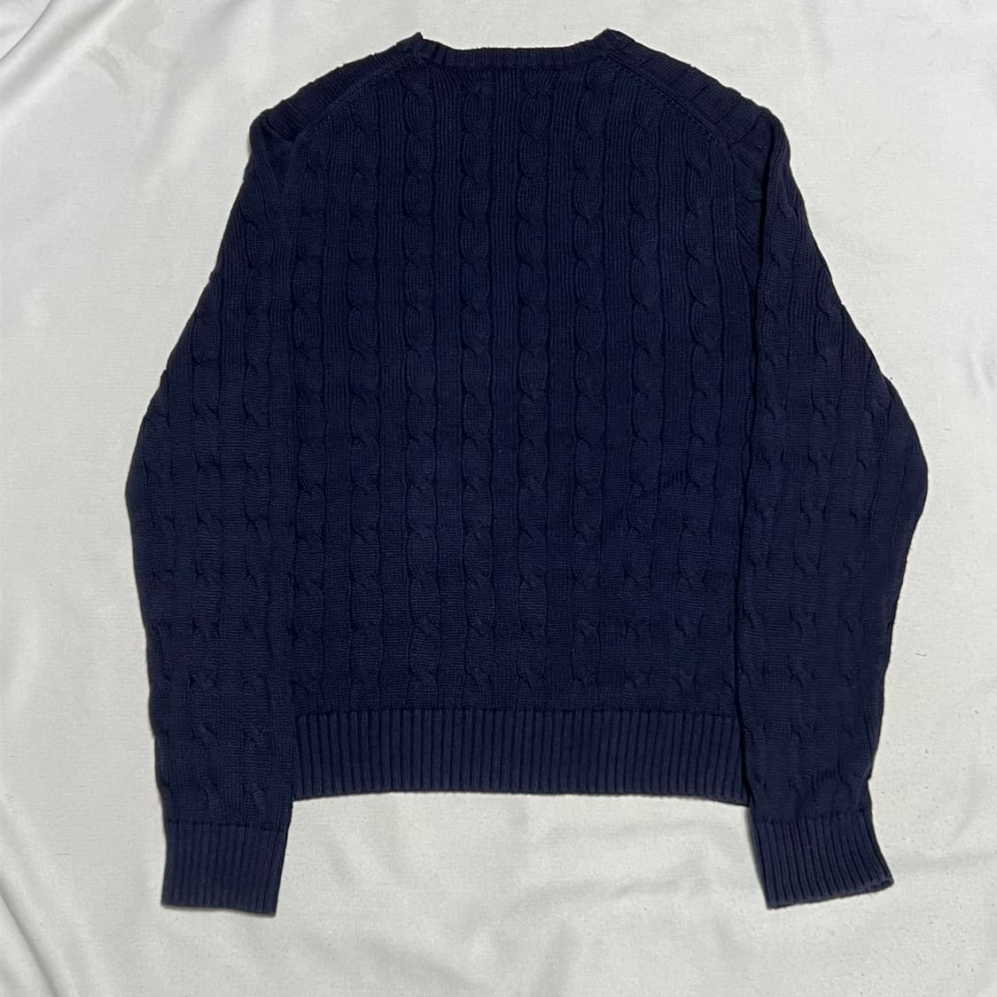 L 폴로랄프로렌 네이비 케이블 니트 상품이미지3