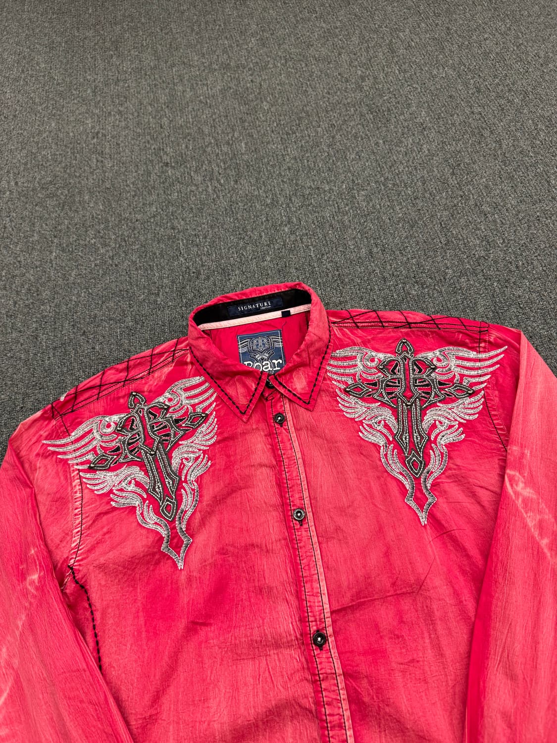 OS)Roar 빈티지 자수 긴팔셔츠 상품이미지3