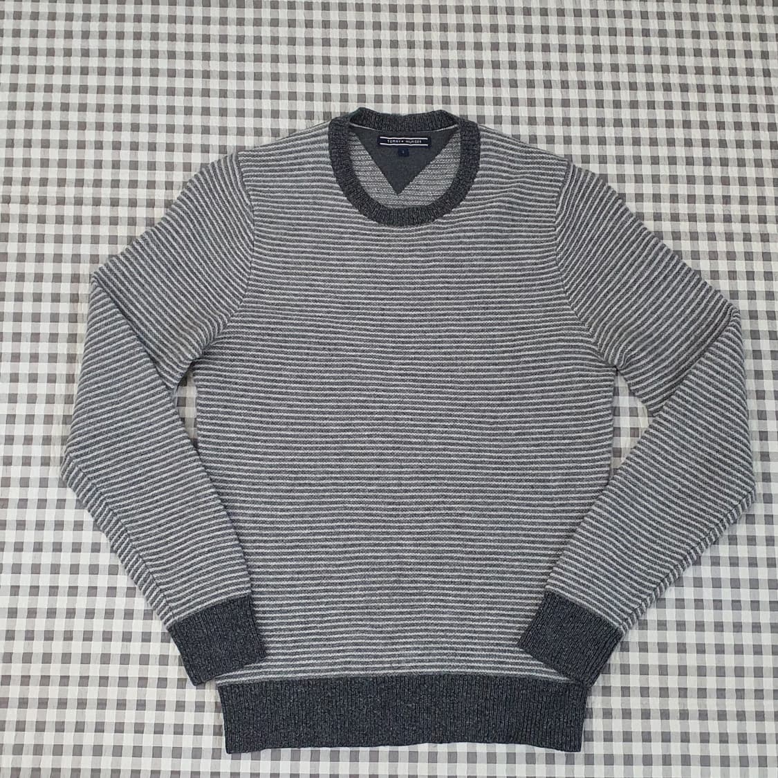 타미힐피거 울 니트 스웨터 남자95 상품이미지1