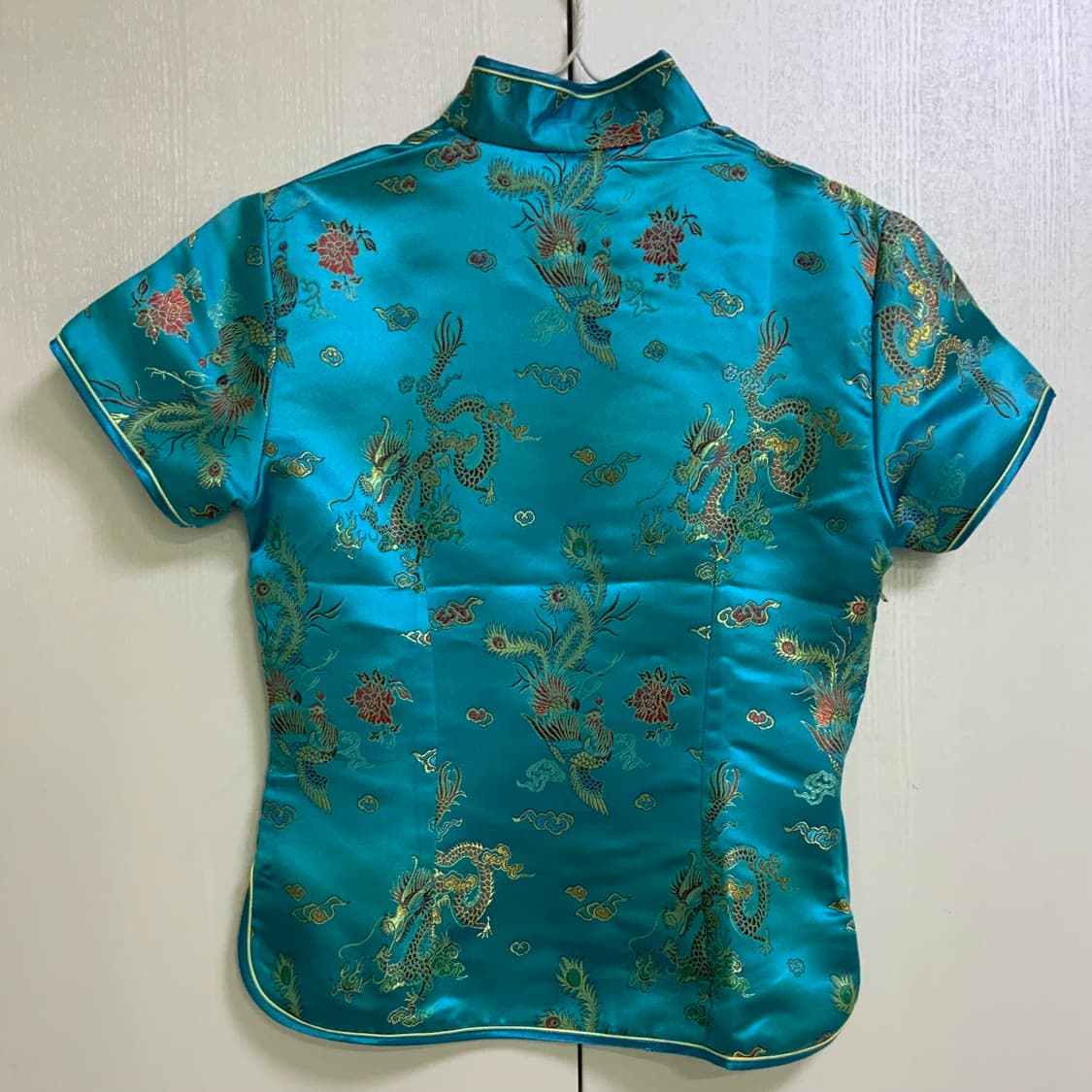 푸른색 치파오 탑 상품이미지8