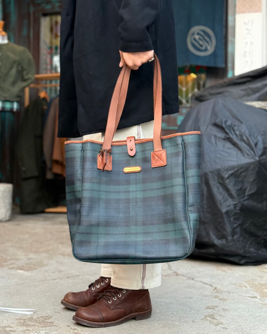 폴로 랄프로렌 블랙와치 토트백 상품이미지7