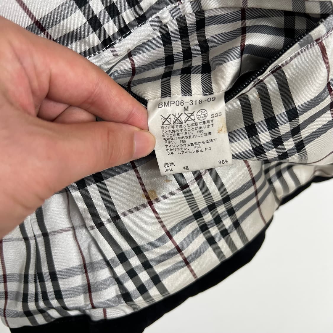 Burberry 버버리 블랙라벨 벨벳 M65 자켓 상품이미지8