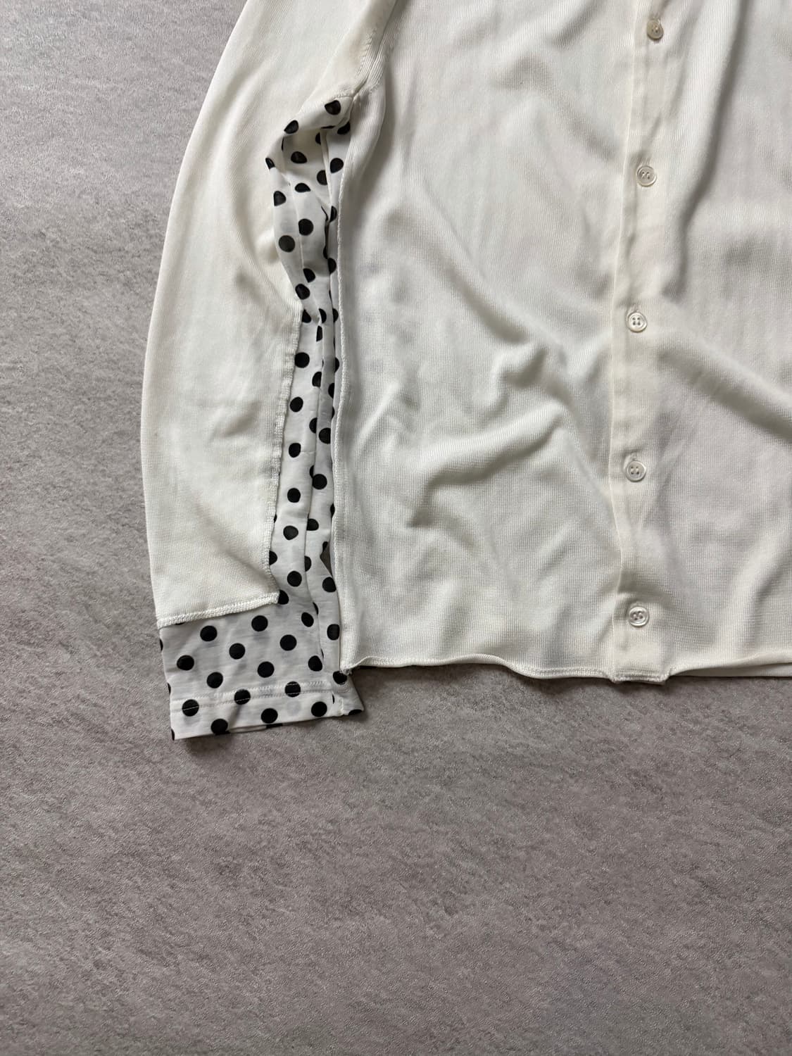 꼼데가르송 도트 가디건 상품이미지4