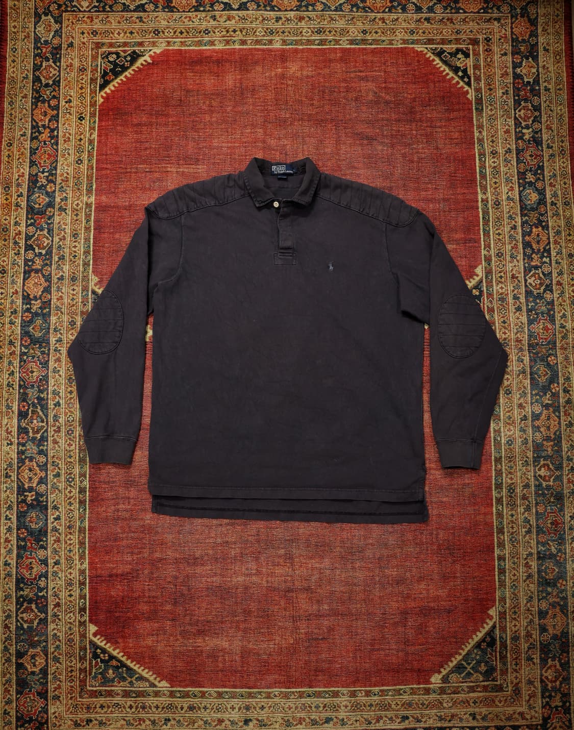 빈티지 폴로 럭비티 네이비 판매 상품이미지1