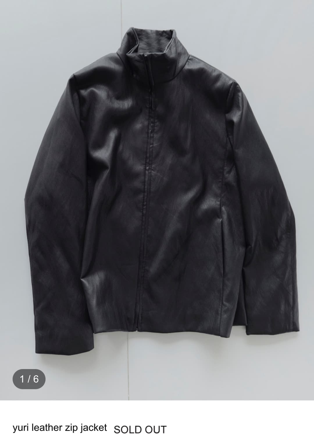 [2] seigi 레더 자켓 상품이미지1