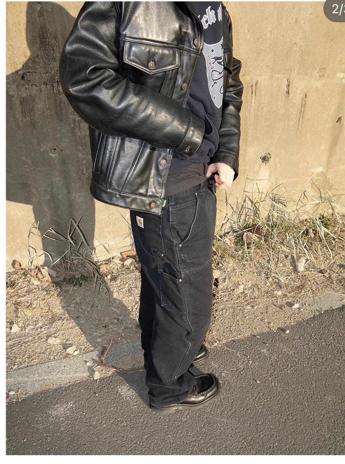 빈티지 닥터마틴 목토 더비슈즈 뤡코즈 블라인드파일즈 상품이미지2