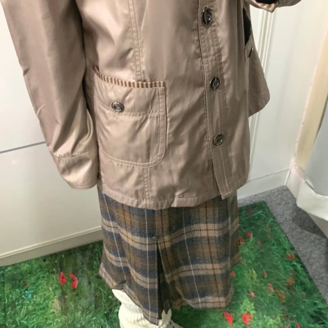 스트라이프 후드 자켓 점퍼 상품이미지3