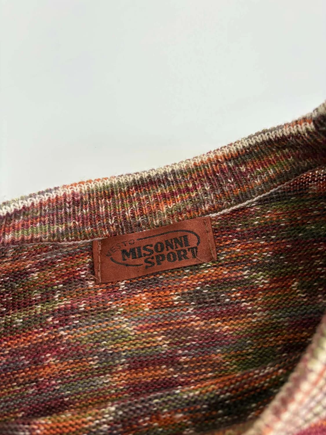 미쏘니 스포츠 울 크루넥 이태리 니트 스웨터 상품이미지4