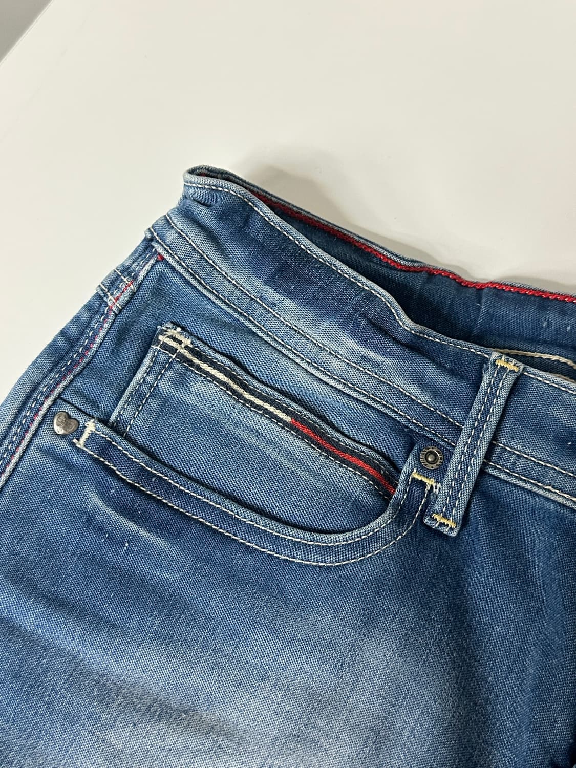 Y2K 타미힐피거 데님 반바지 상품이미지4