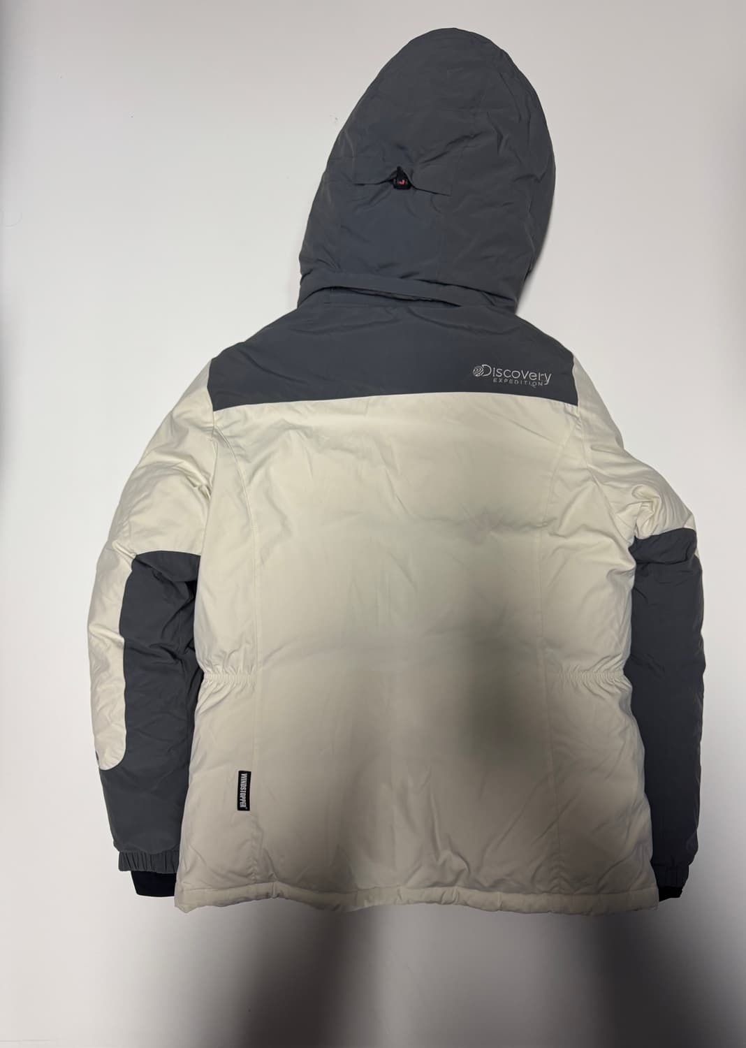 디스커버리 구스다운 윈드스토퍼 후드 푸퍼 패딩 M 상품이미지2