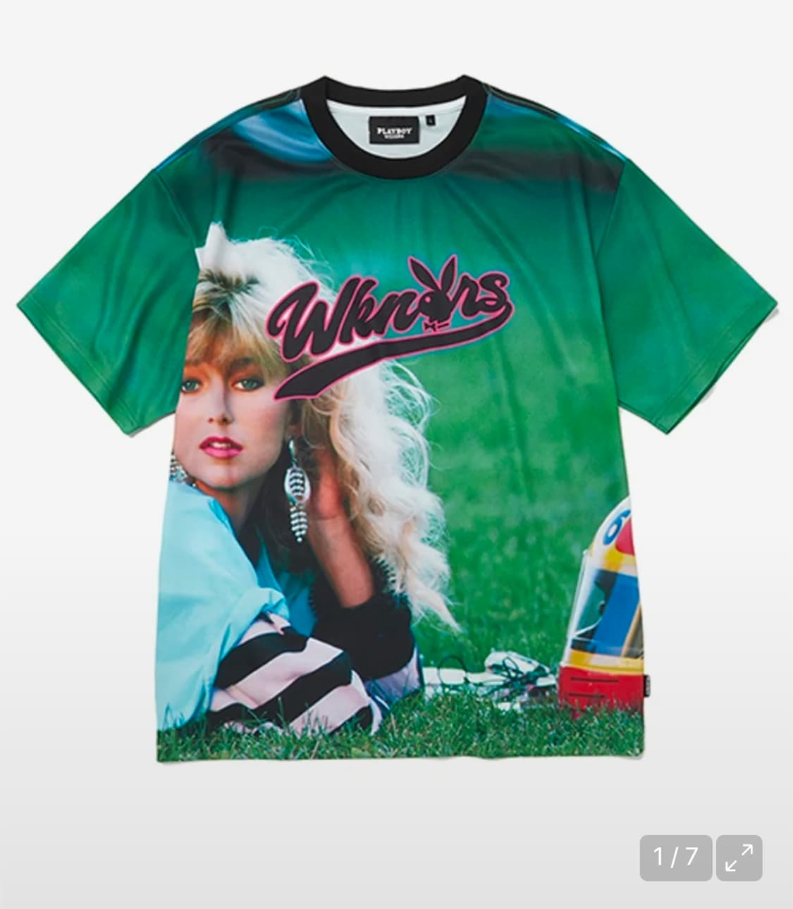 위캔더스×플레이보이 콜라보 져지 티셔츠 상품이미지1