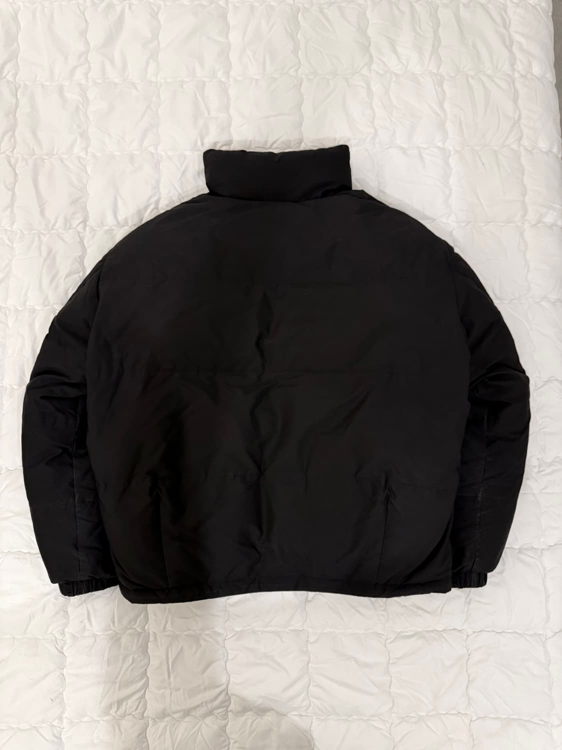 비이커 리버시블 숏패딩 블랙/그레이 상품이미지2