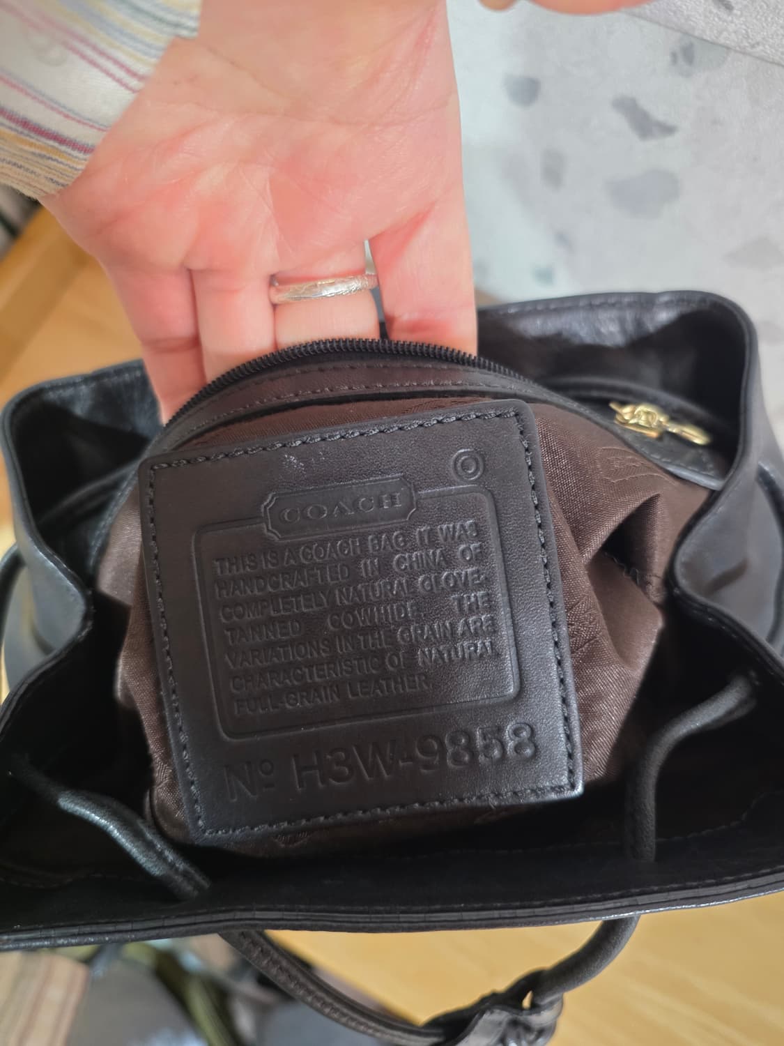 코치 레거시 웨스트 햄튼 가죽 백팩 상품이미지6