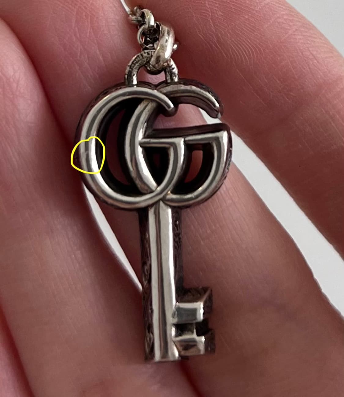 구찌 실버 더블 g 키 목걸이 상품이미지7