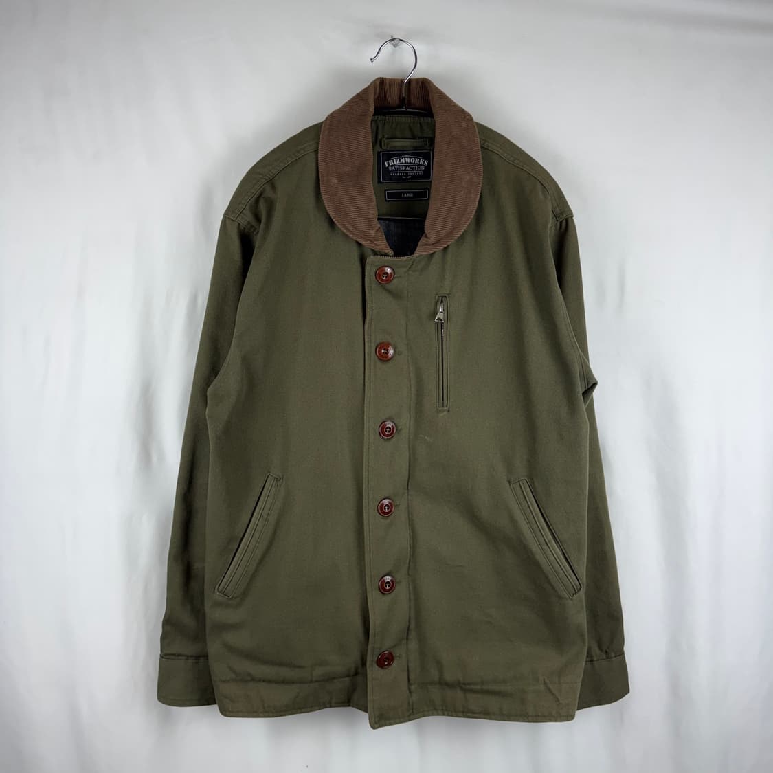 (L) 프리즘웍스 아메카지 올리브 워크 덱 자켓 상품이미지2