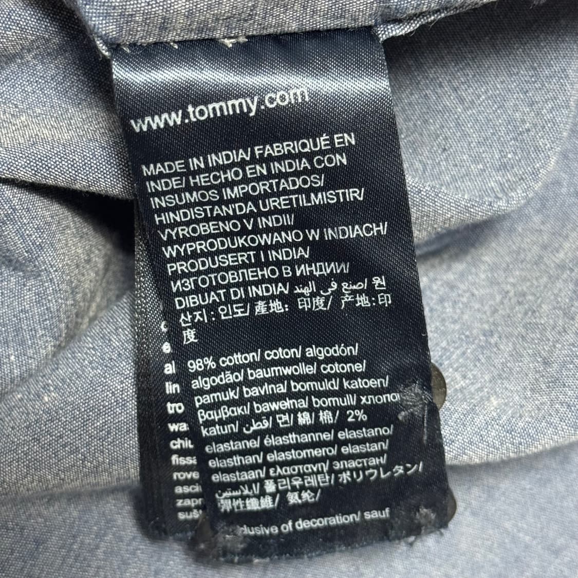 XXL 타미힐피거 셔츠 상품이미지5