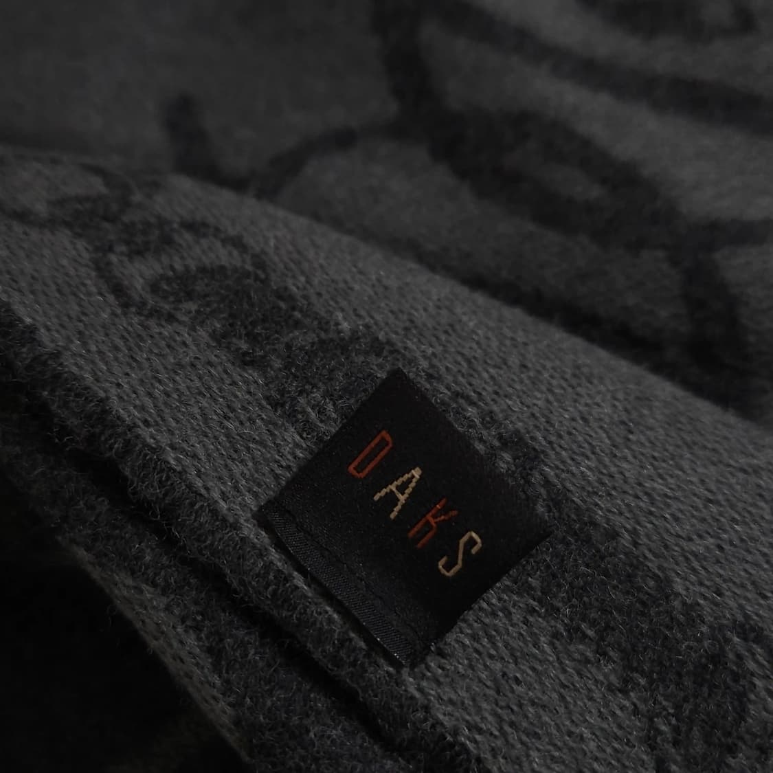 DAKS 닥스 레터링 울혼방 머플러 목도리 상품이미지4