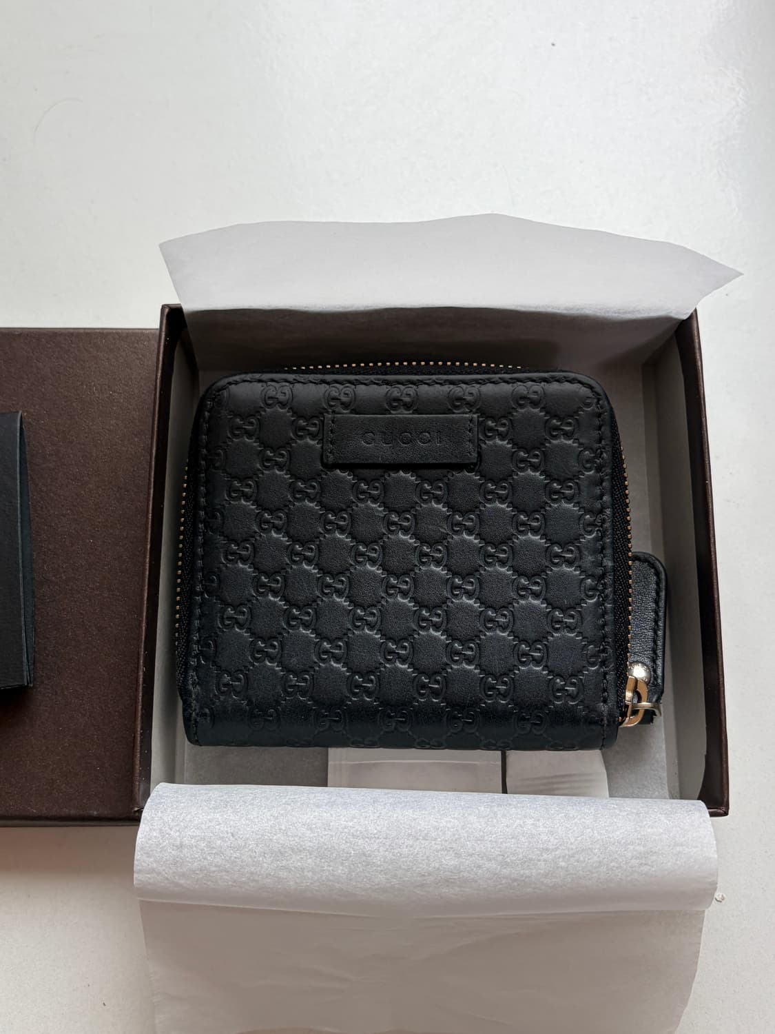 구찌 CG마이크로 블랙 시마 반지갑 상품이미지1