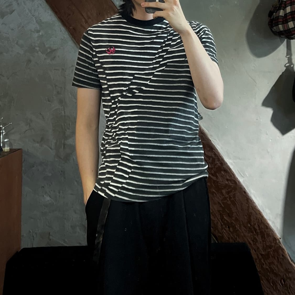 알렉산더 맥퀸 트롱프뢰유 스트라이프 티셔츠 상품이미지3