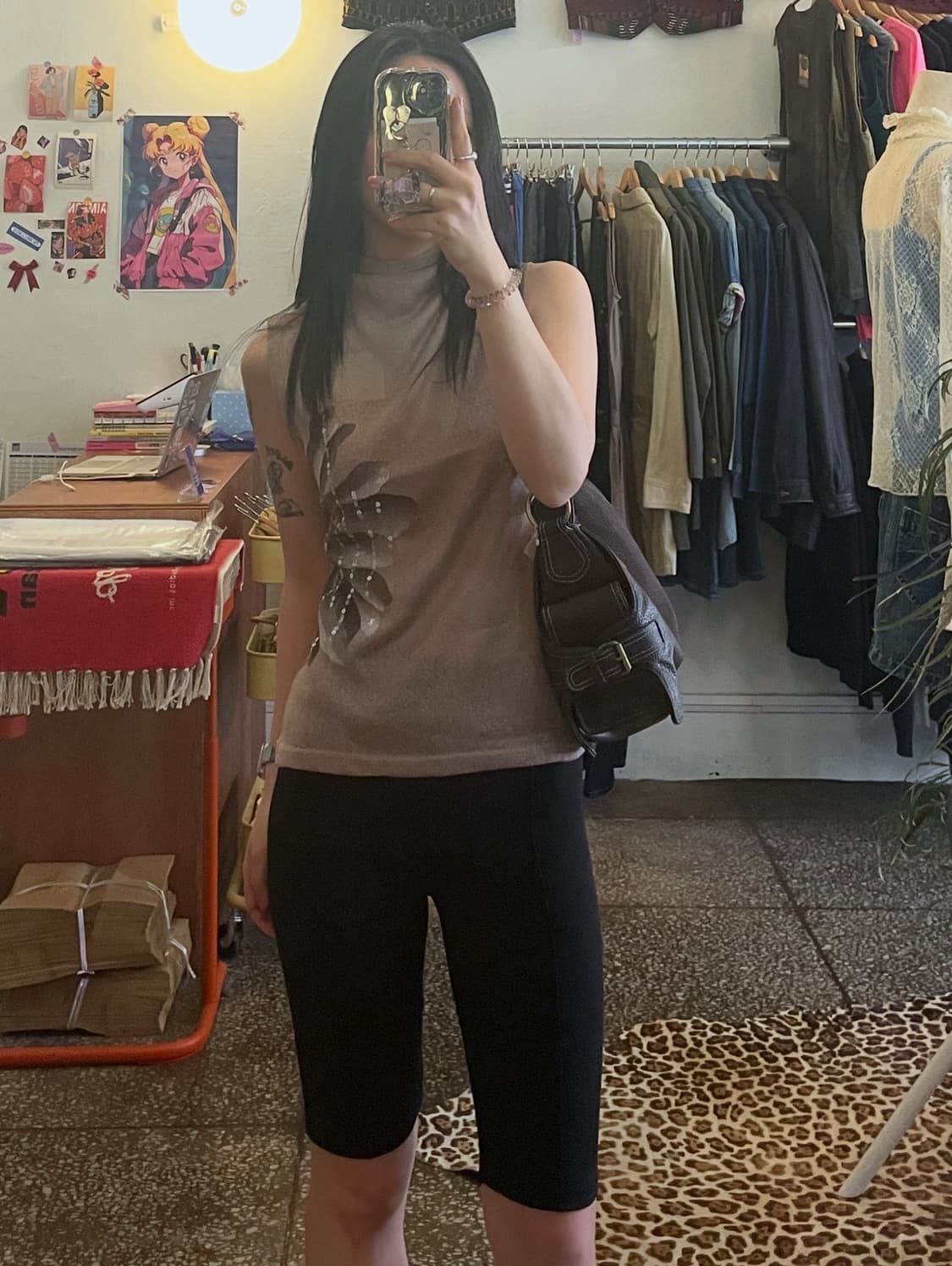 빈티지 브라운 버클 숄더백 [무배] 상품이미지4